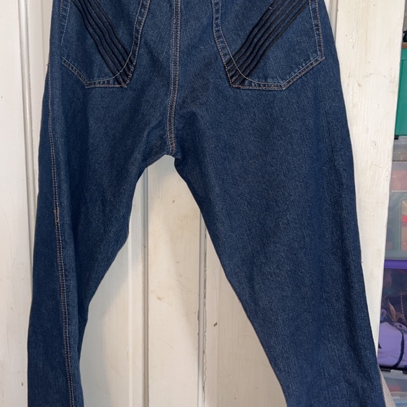 Notorious BIG Mens Jeans 34 x 31 Denim Embroidered Baggy Hip Hop Urban Rap Y2K - Picture 8 of 9